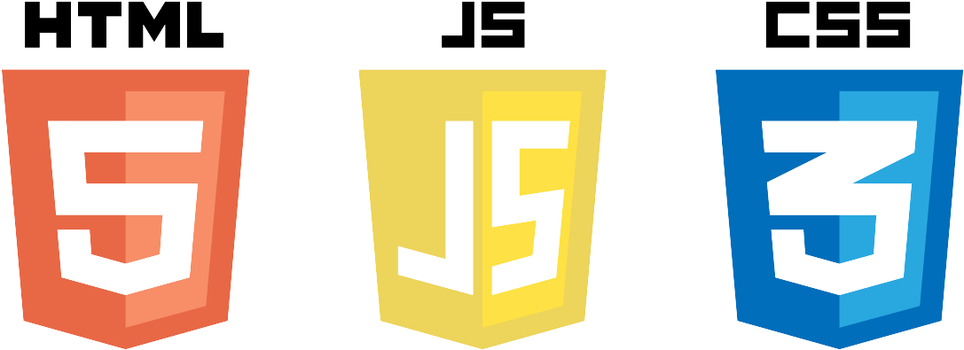 HTML, CSS, JavaScript Logos