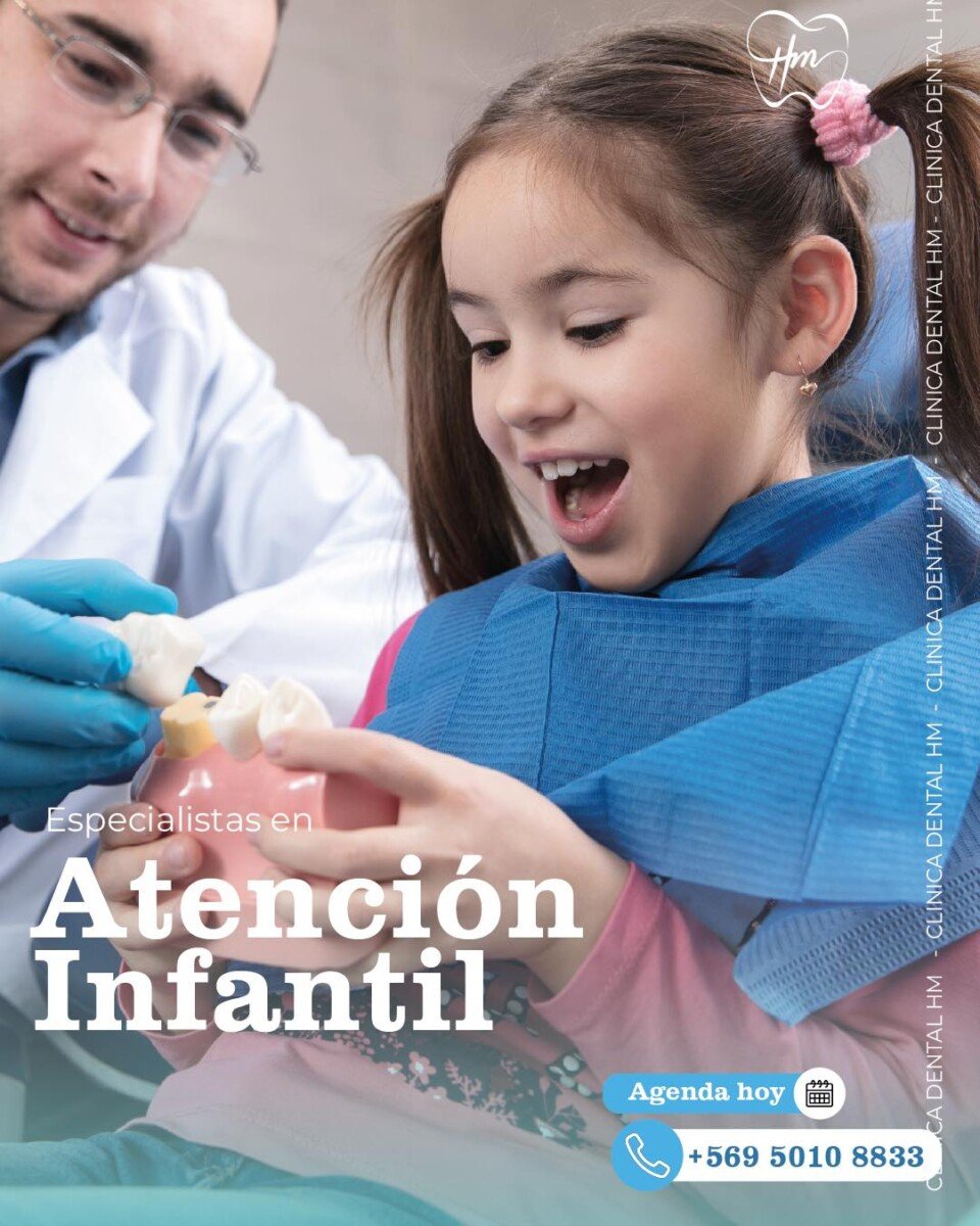 Atención dental infantil con cariño