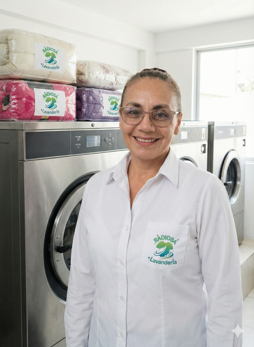 Equipo profesional de Lavandería Radiosa